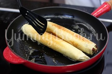 Блины со шпинатом и козьим сыром - шаг 4