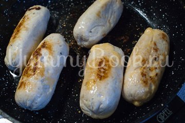 Куриные колбаски с сыром (домашние сосиски) - шаг 10