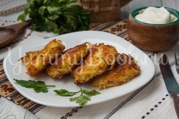Драники с сыром в духовке - шаг 6