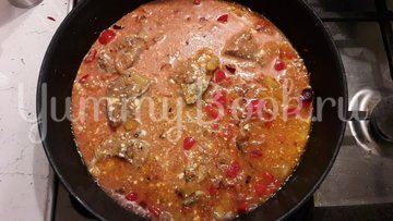 Минтай с овощами на сковороде - шаг 4