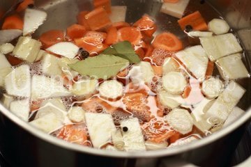 Суп с чечевицей и лососем - шаг 1