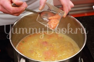 Суп с чечевицей и лососем - шаг 3