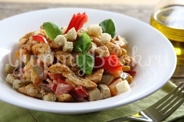 Пикантный салат с курицей - шаг 6