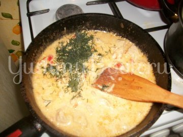 Макароны в сметанном соусе с сыром - шаг 11