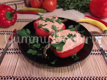 Запечённые фаршированные перцы - шаг 10