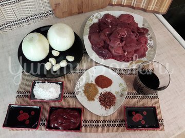 Пряная печень в азиатском стиле - шаг 1