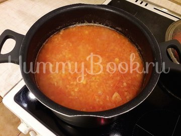 Пряный чечевичный суп с болгарским перцем - шаг 8