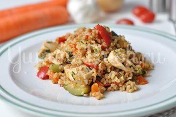 Булгур с курицей и овощами - шаг 8