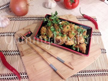 Картофель с соевым соусом и кунжутом - шаг 9
