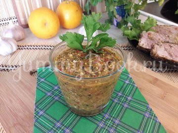 Запечённая свинина в "свежем" маринаде и соус к ней - шаг 10
