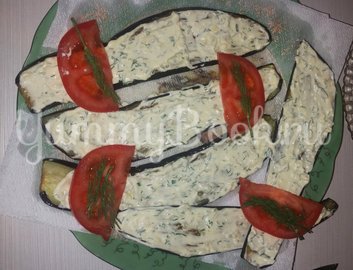 "Тещин язык" закуска с баклажанами - шаг 6