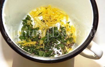 Свиные ребрышки с лимонной цедрой, кориандром и мятой - шаг 10