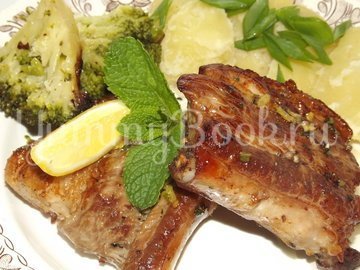 Свиные ребрышки с лимонной цедрой, кориандром и мятой - шаг 14