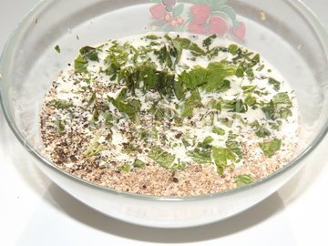 Пирог с цветной капустой и мятой - шаг 7