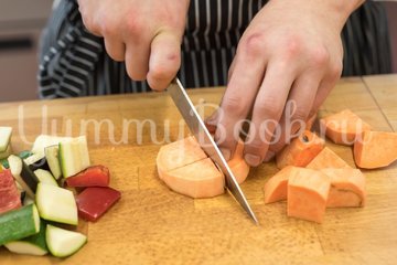 Вегетарианский шашлык из овощей - шаг 2