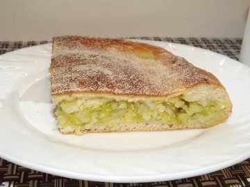 Пирог со свежей рубленой капустой на мамином тесте