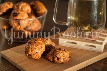 Овсяное печенье с клюквой и миндалем - шаг 5