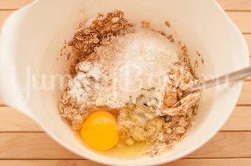 Овсяное печенье с клюквой и миндалем - шаг 2