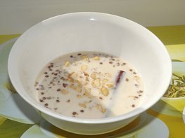 Пряный гречневый "суп" с орешками