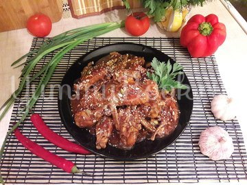 Куриные крылья, томлённые в пряном соусе - шаг 8