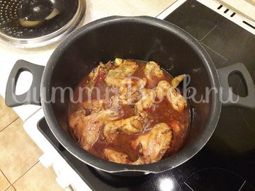 Куриные крылья, томлённые в пряном соусе - шаг 7