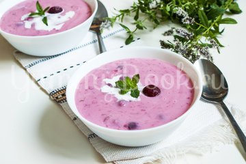 Холодный сладкий вишнёвый суп - шаг 6