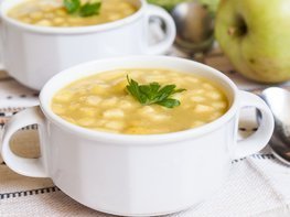 Кабачковый суп-пюре с яблоком