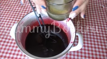 Суфле из ягод ежевики со сгущённым молоком - шаг 4