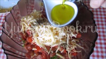 Салат с сыром и охотничьими колбасками - шаг 3