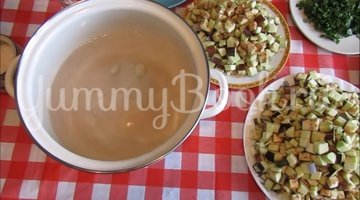 Закуска из баклажанов с чесноком и зеленью - шаг 3