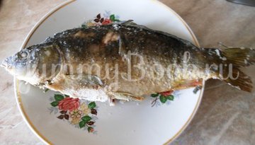 Карп в соляной корке - шаг 13
