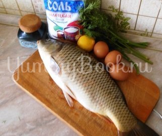 Карп в соляной корке - шаг 1