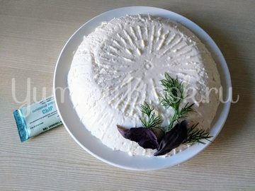 Сыр "Адыгейский", жаренный с чесноком - шаг 8