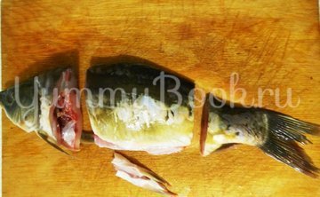Карп, фаршированный грушами - шаг 3
