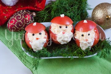 Новогодняя закуска "Дед Мороз" - шаг 6