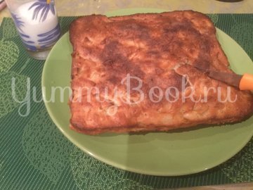 Шарлотка без соды и разрыхлителя - шаг 6