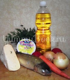 Голавль, тушёный в пиве - шаг 1