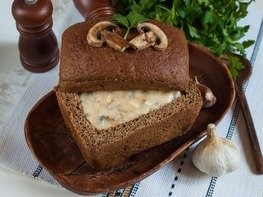Польский грибной суп из шампиньонов