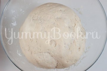 Хлеб с оливками, кукурузой и ветчиной - шаг 4