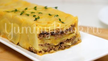 Картофельная запеканка с фаршем - шаг 9