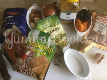 Индийский плов чикен бириани - шаг 1