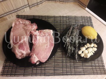Запечённая корейка "красное и белое" - шаг 1