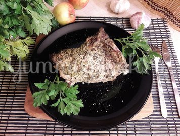 Запечённая корейка "красное и белое" - шаг 7
