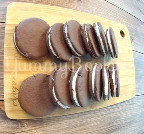 Печенье oreo с сырным кремом - шаг 4