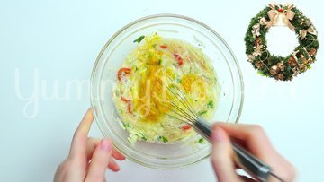 Омлет с овощами в электровафельнице - шаг 4