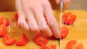 Салат с кальмарами, креветками и новым соусом - шаг 3