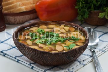 Суп с колбасой в мультиварке - шаг 7