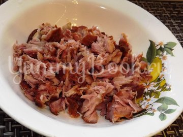 Пряный гороховый суп-похлебка с овощами и копчеными ребрышками - шаг 8