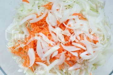 Капуста со свининой в рукаве - шаг 3