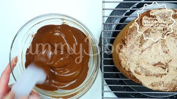 Торт "Прага" с вертикальными коржами - шаг 5